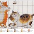 Вышивка котов