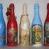 Бутылки с ярким декупажем