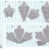 Схема для плетения листка клёна из бисера