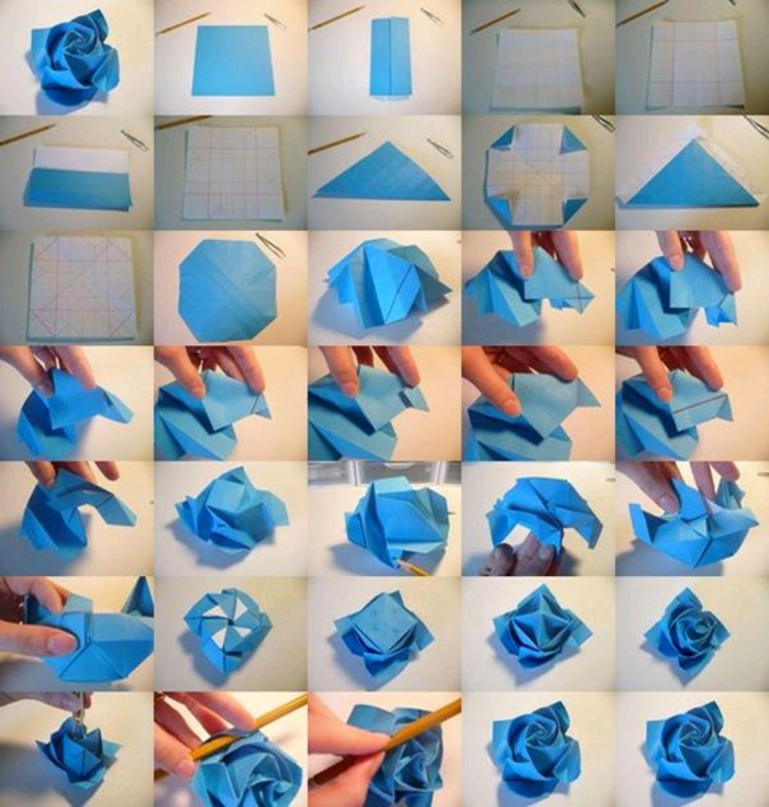Оригами розы из бумаги пошаговой инструкции. Оригами из бумаги для начинающих поэтапно цветы розы. Как сложить розы